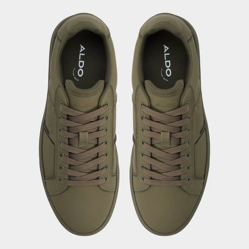 Aldo Men's Ccourtline Low Top Sneaker - Khaki - Size 8