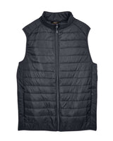 Ash City - Core 365 Men's Prevail Packable Puffer Vest (Color: Carbon - Large)