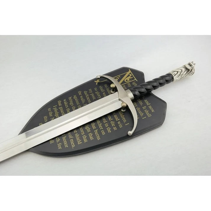 Game of Thrones- The Bastard Snow Replica - Sword Including Plaque and Scabbard