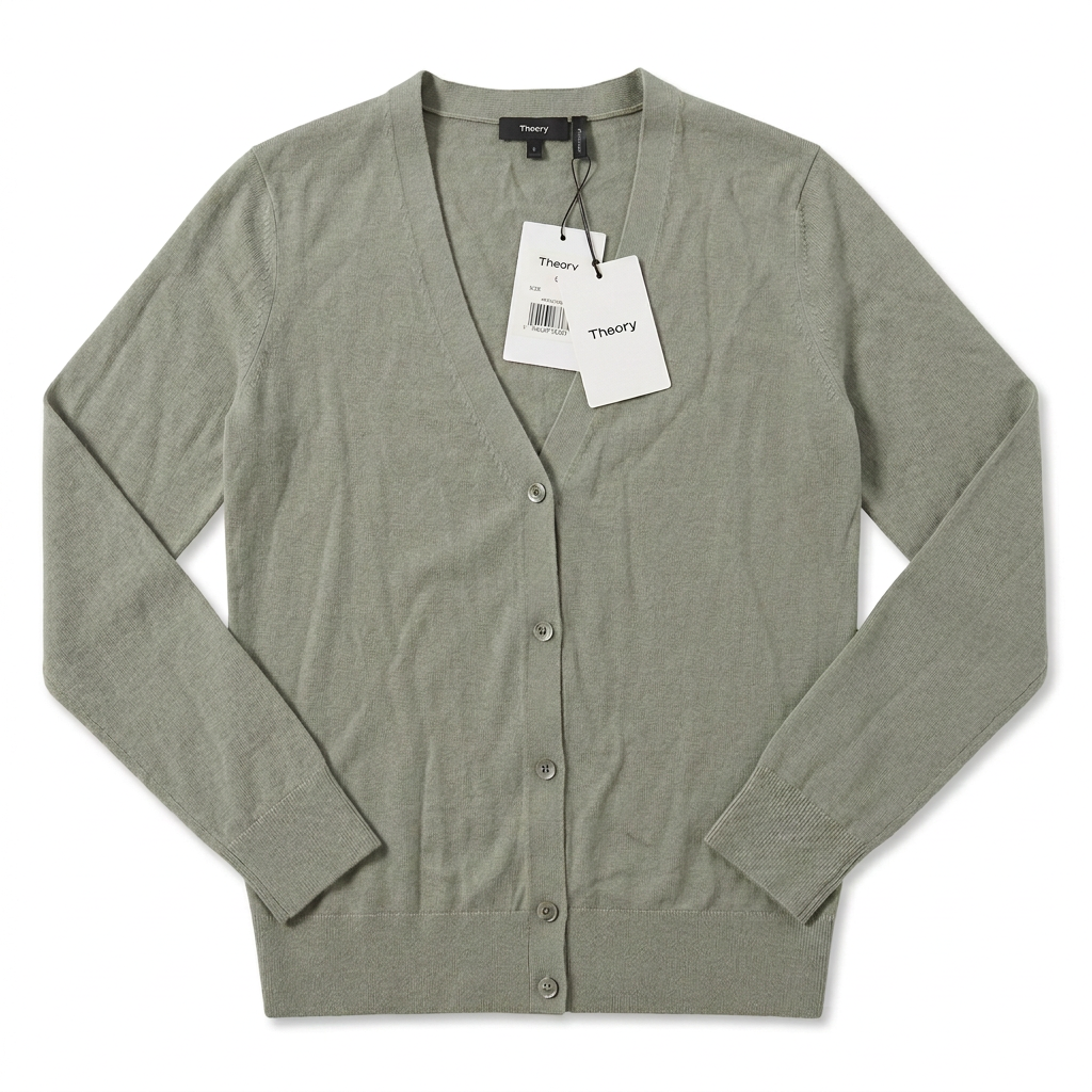 Professional cardigan product photo on white