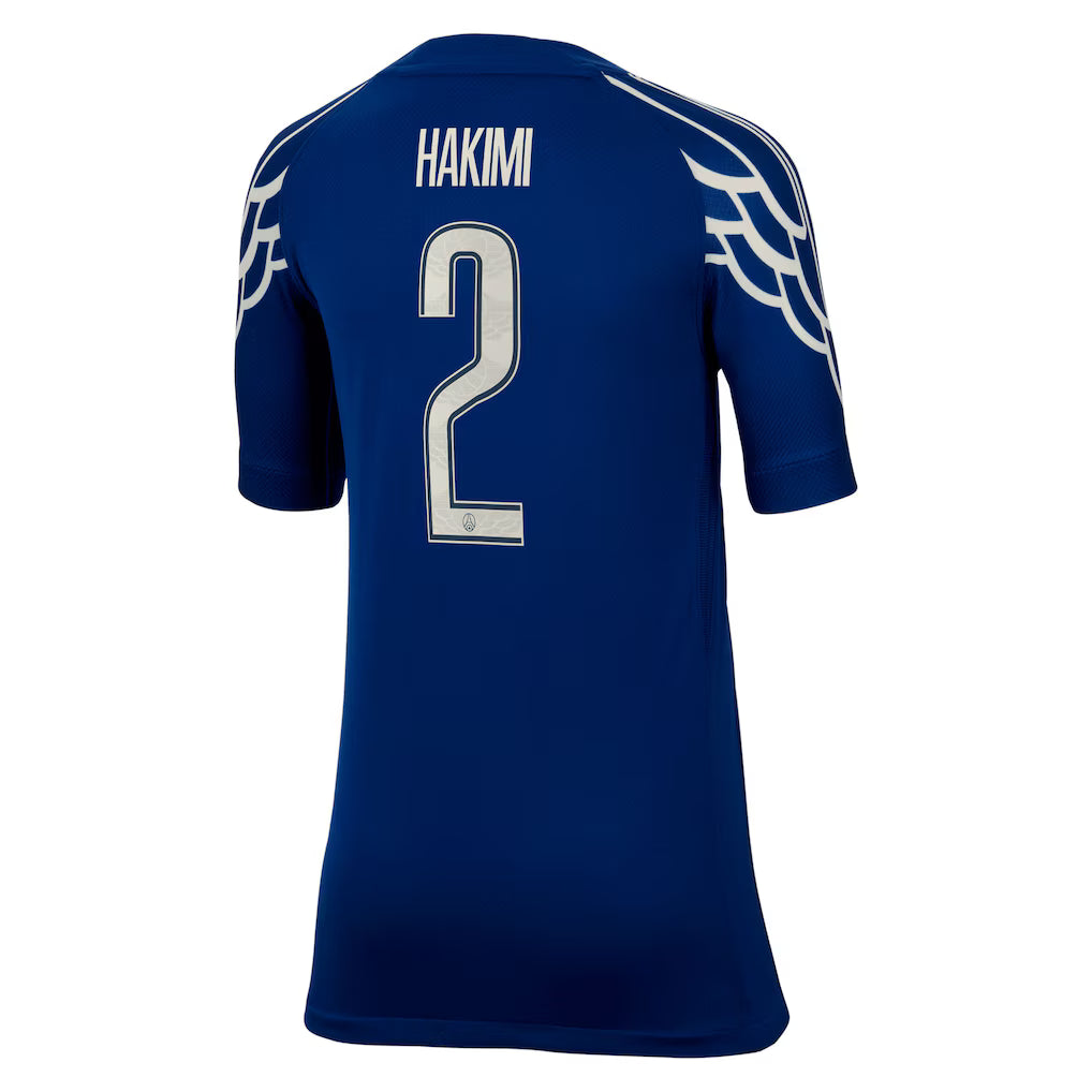 Jordan Paris Saint-Germain 2024/25 Stadium Shirt w/ Cup printing Hakimi 2 - Large (Men's)
