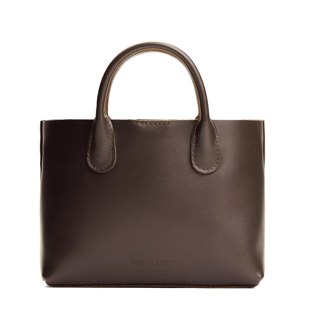Portland Leather Raindrop Crossbody Bag - Grizzly