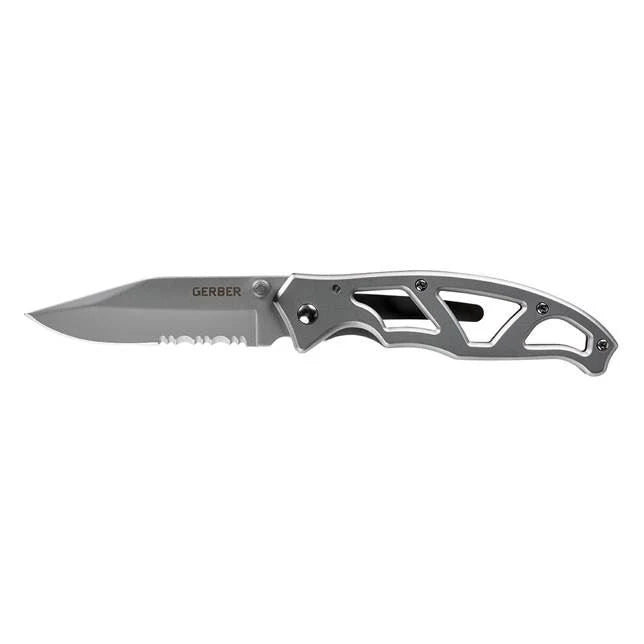 GERBER GEAR Paraframe I Knife- Stainless and Serrated - 3" - NIB/Sealed