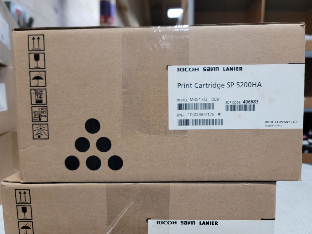 RICOH 406683 Print Cartridge SP 5200HA - BLACK