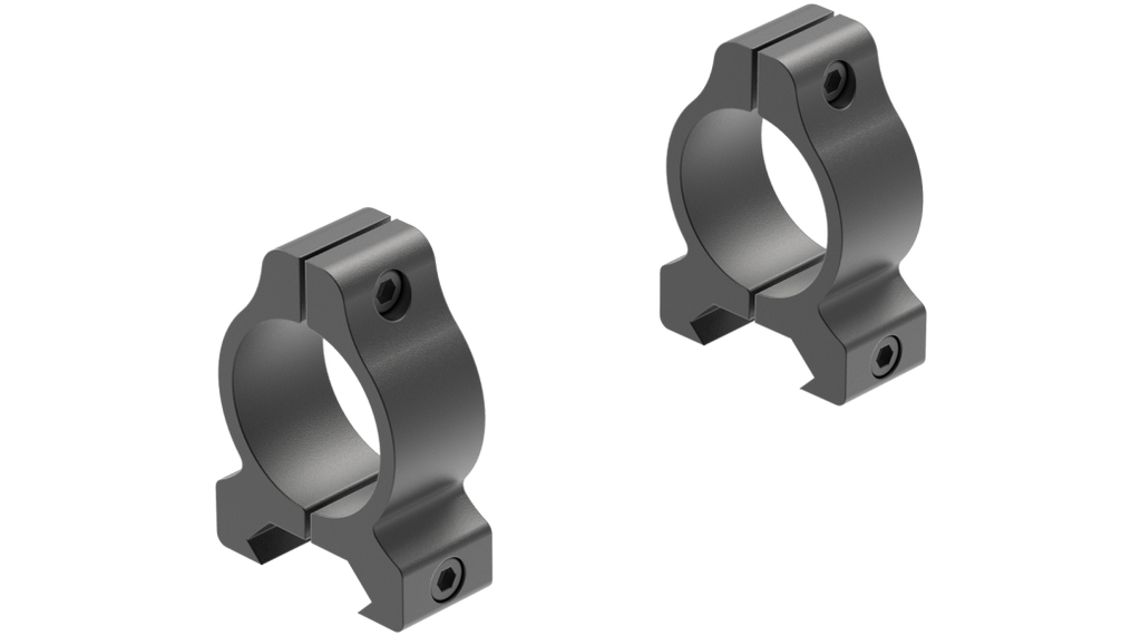 *Leupold - Rifleman 1” Medium Vertical Split Rings, Matte Black 55850