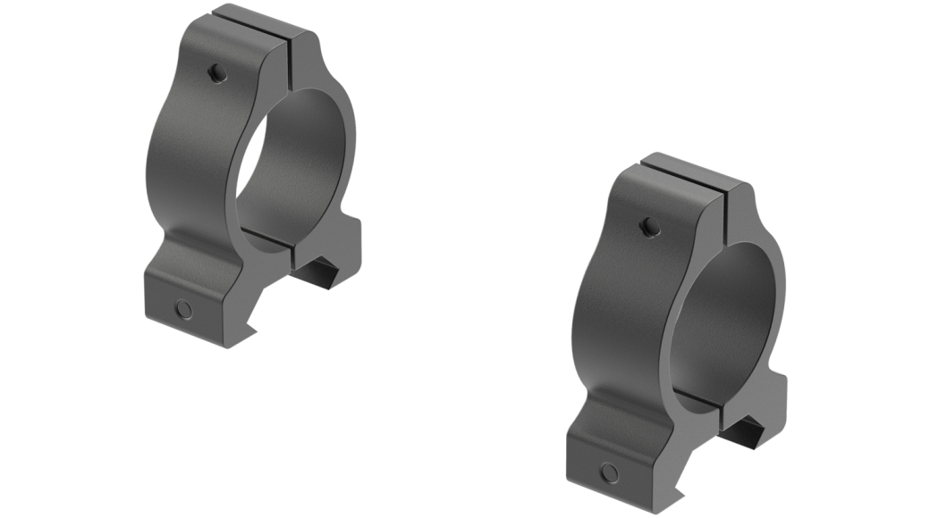 *Leupold - Rifleman 1” Medium Vertical Split Rings, Matte Black 55850