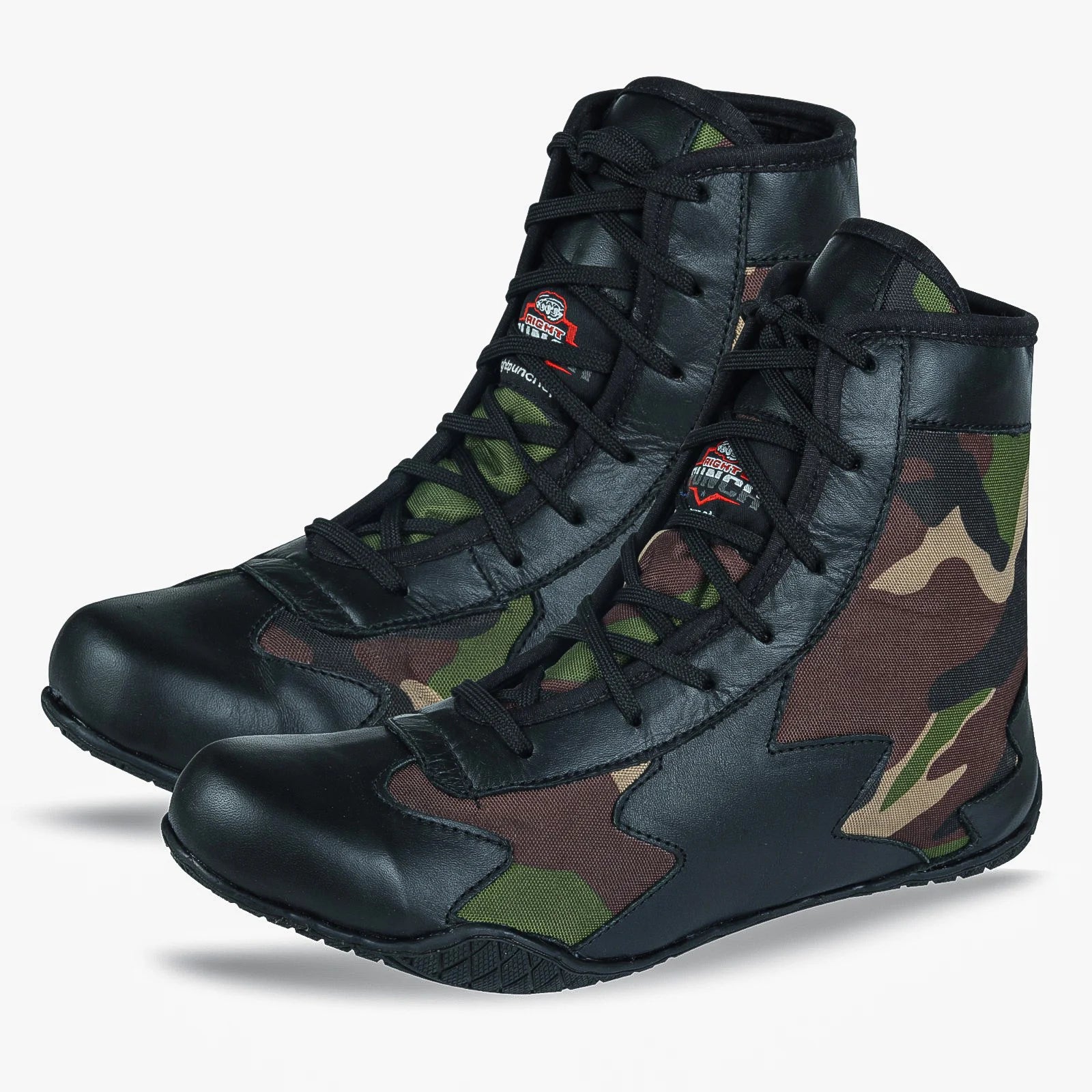 RightPunch | Boxing Shoes | Black & Camo | Size 11