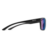 SMITH OPTICS Riptide with ChromaPop Polarchromic Glass Lenses in Matte Black Frame with Rose Blue Mirror Lens