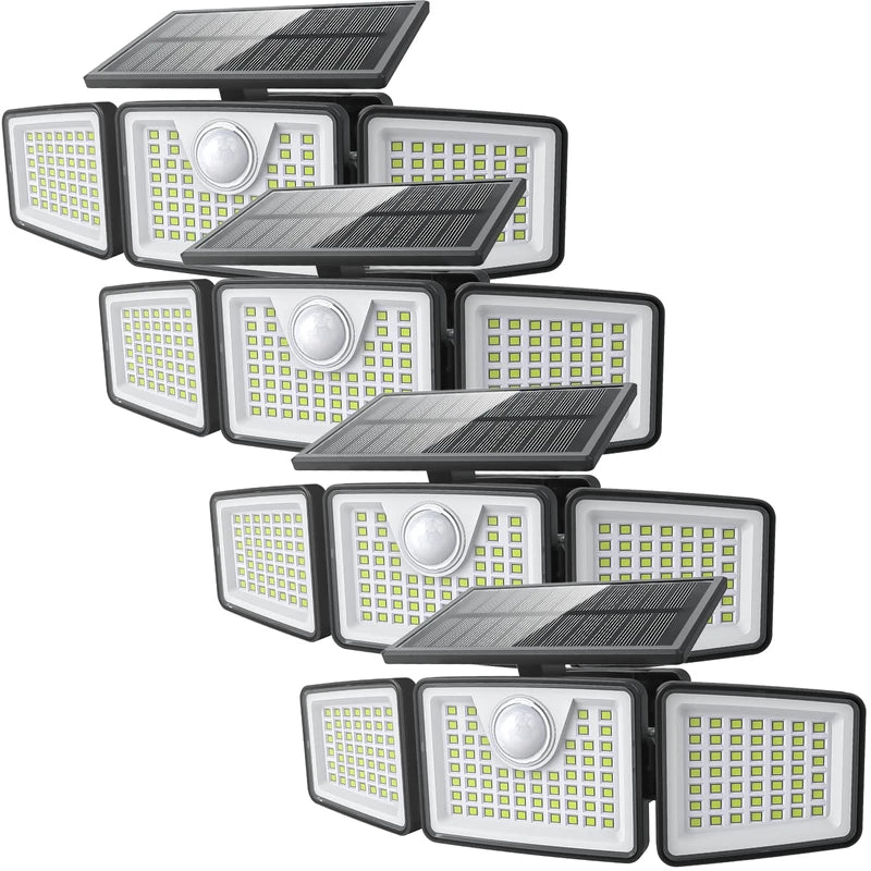 daphino 2500LM Solar Lights Outdoor with Motion Sensor