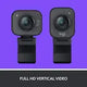 Logitech StreamCam Full HD Camera with USB-C for Live Streaming and Content Creation 2981 (Open Box)