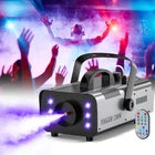 1200W 6000CFM Fog Smoke Machine Stage Party Fogger RGB 6 LED Lights DMX w/Remote