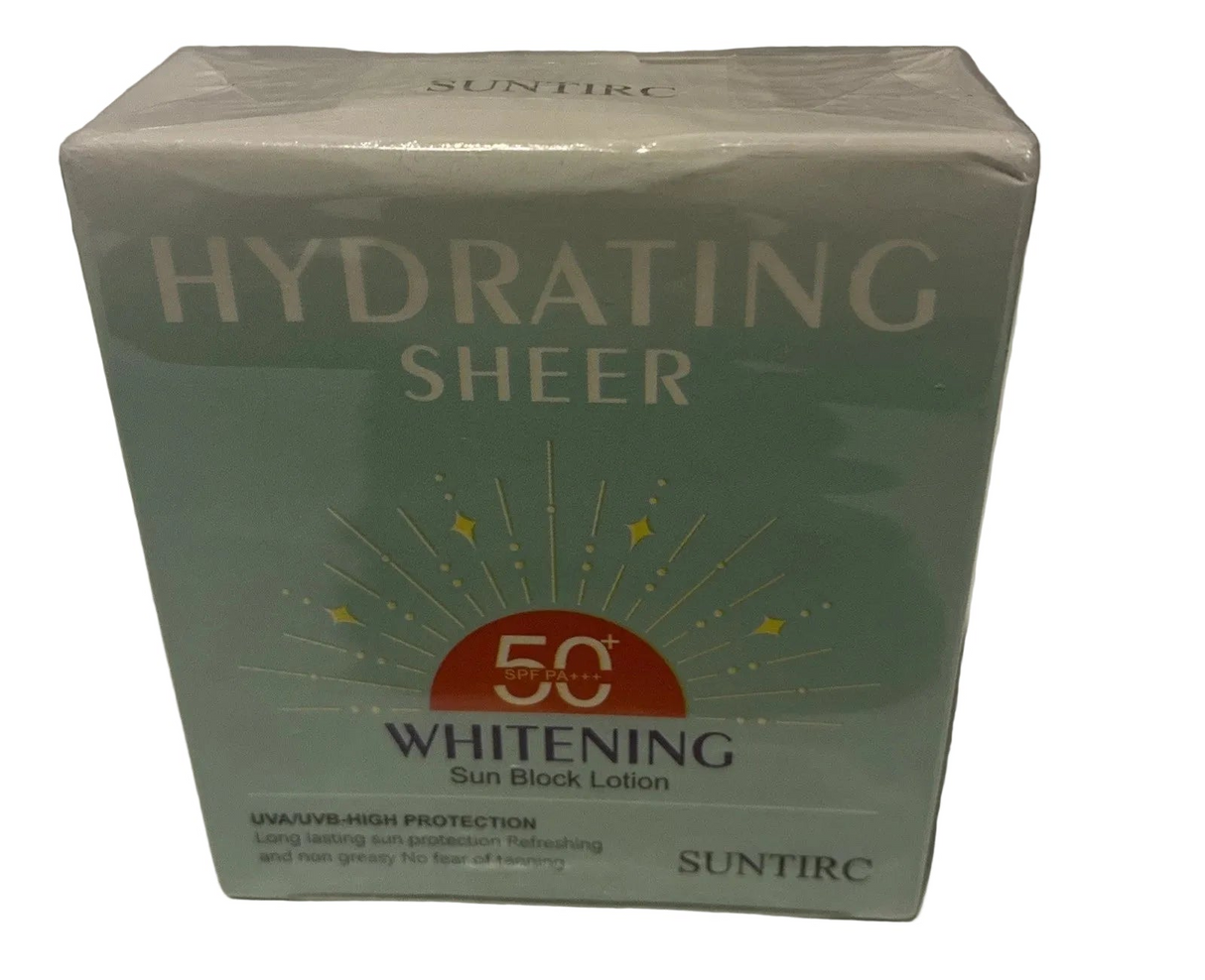 SUNTIRC | Hydrating Sheer 50+ SPF Whitening Sun Block Lotion