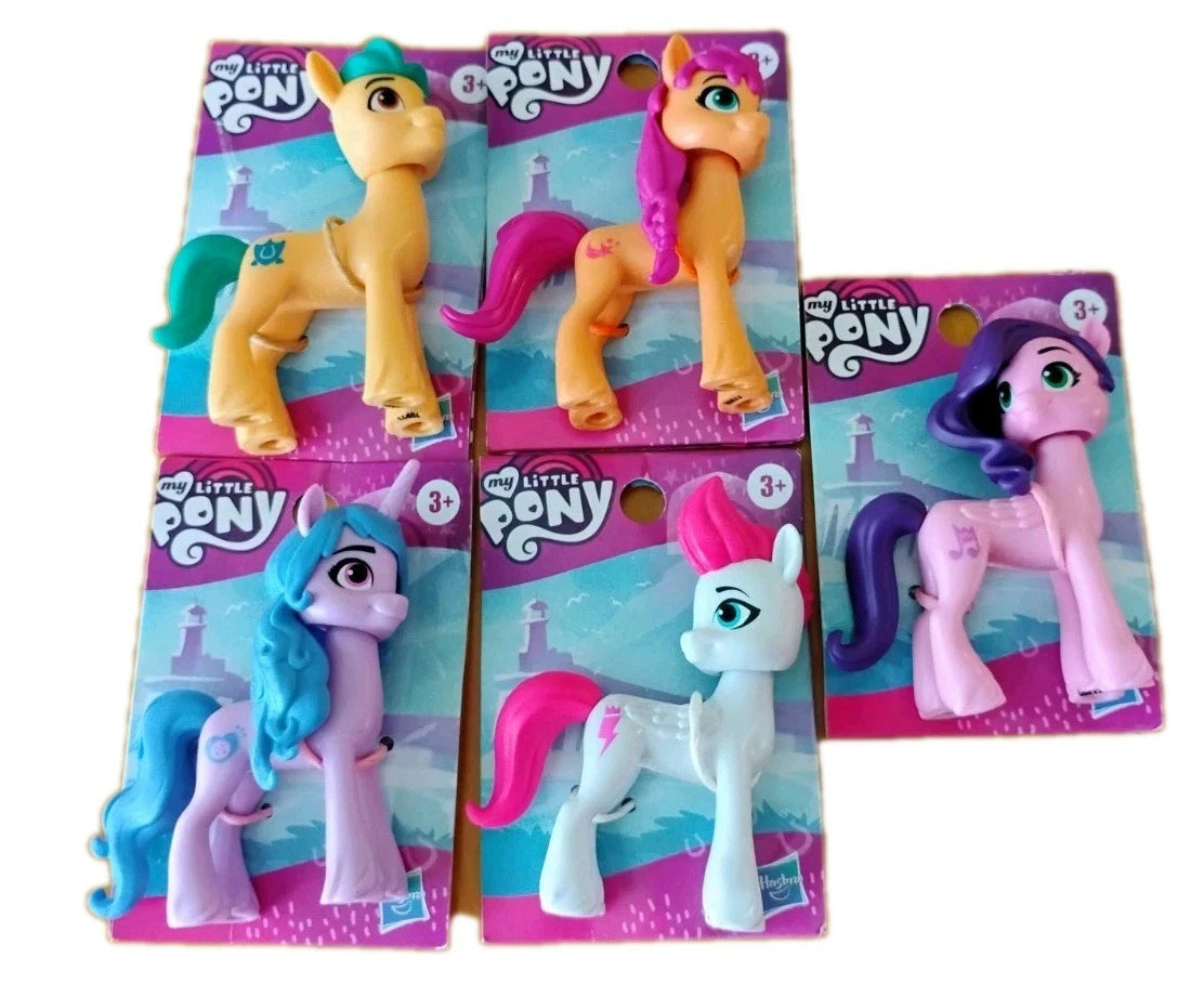 (5-PK) Hasbro My Little Pony A New Generation Movie Friends Figure - 3-Inch Pony Toy F2611