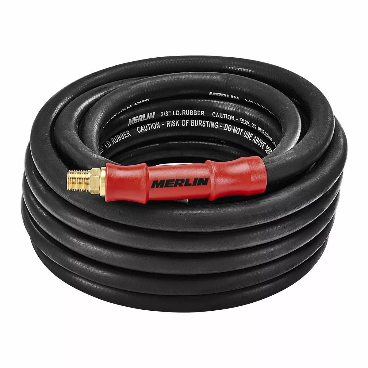 MERLIN 3/8 in. x 100 ft. Rubber Air Hose(New Open Box)