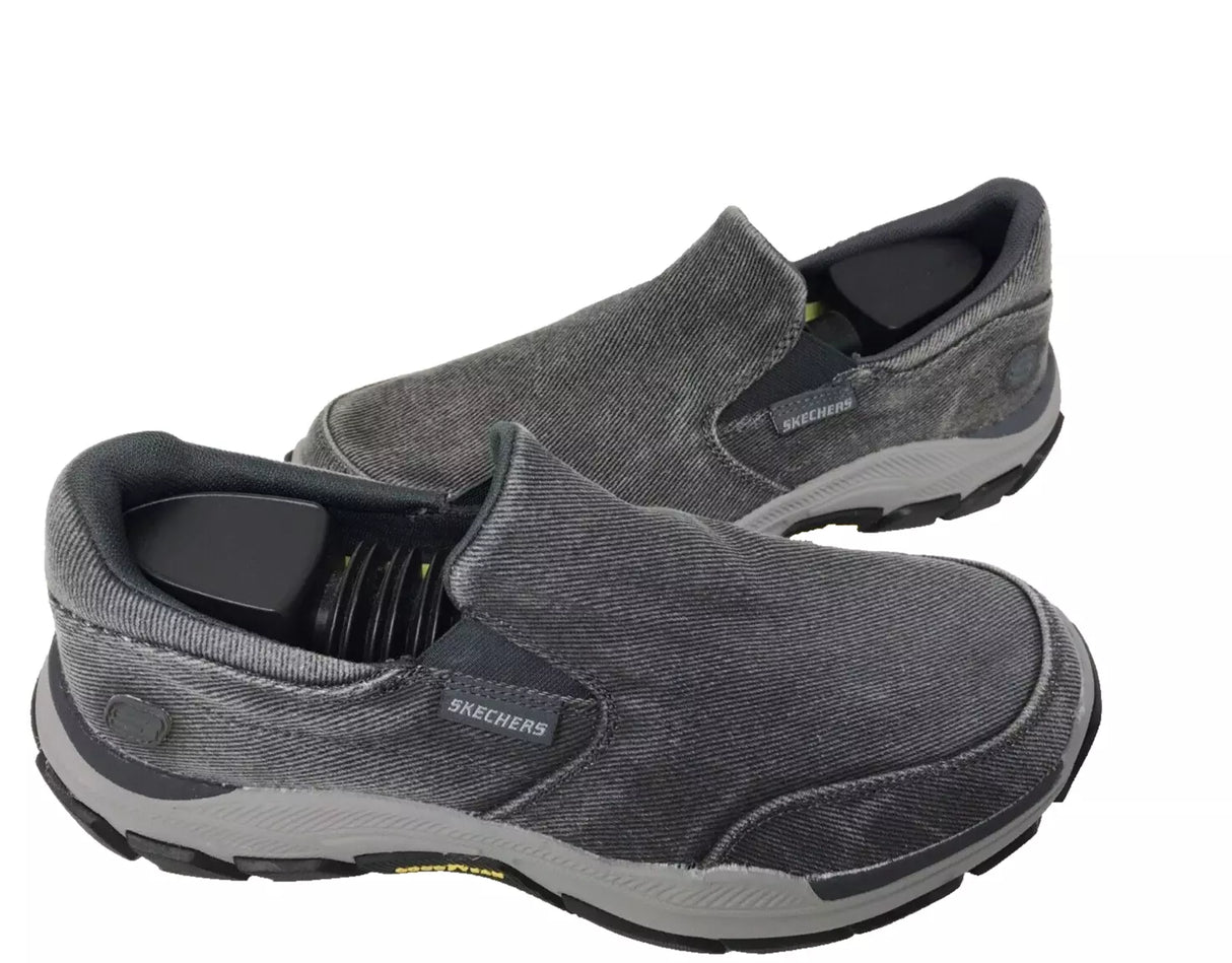 Size:(10US) Skechers Men's Respected Fallston-CHARCOAL