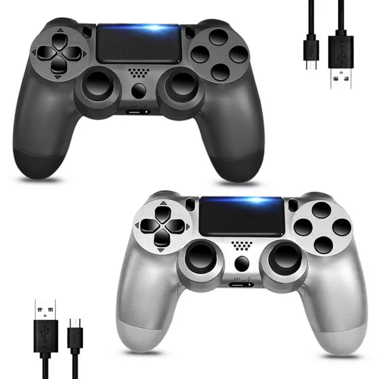 INFISU 2 Packs Wireless Controller for PS4,Wireless Bluetooth Playstation 4 Controller Remote,Rechargeable Gamepad Compatible with Playstation 4/Slim/Pro,with Double Shock/Audio/Six-Axis Motion Sensor$30.58 (Open Box)