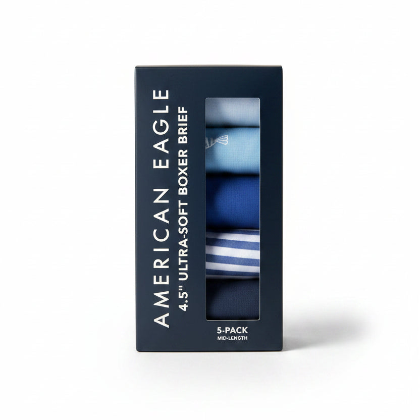 American Eagle 4.5” ULTRA SOFT Boxer Brief 5-Pack - Men's Size M