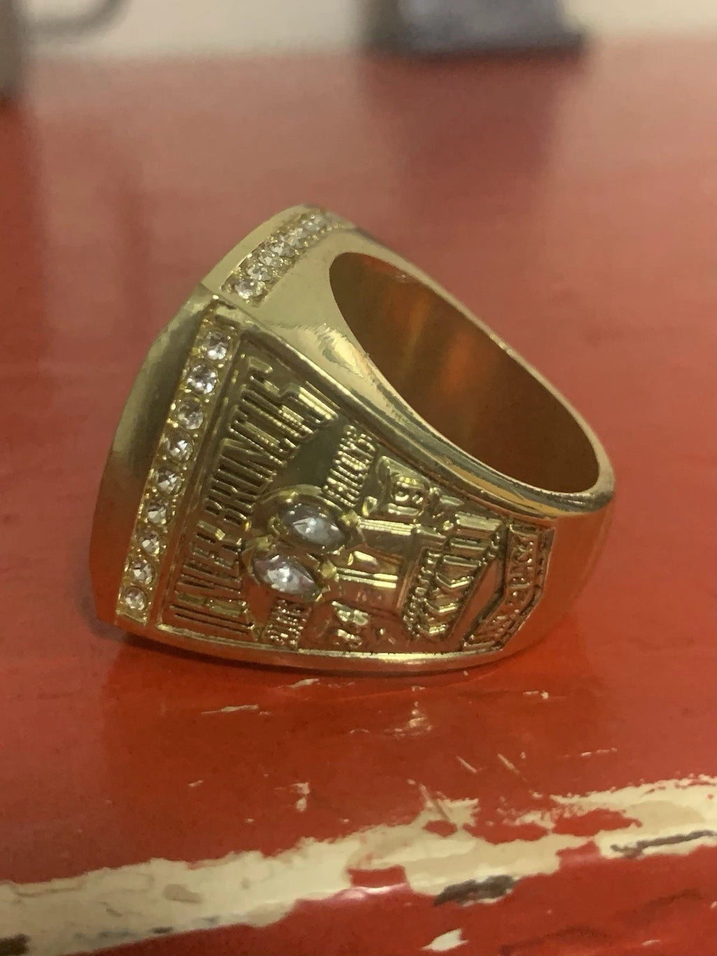 John Elway Broncos Super Bowl XXXIII Ring Replica 1998 Champs Back 2 Back