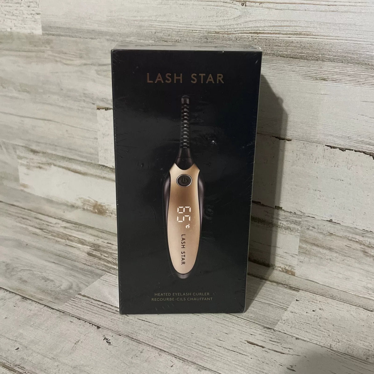 Lash Star Heated Lash Curler color: black/gold  NEW