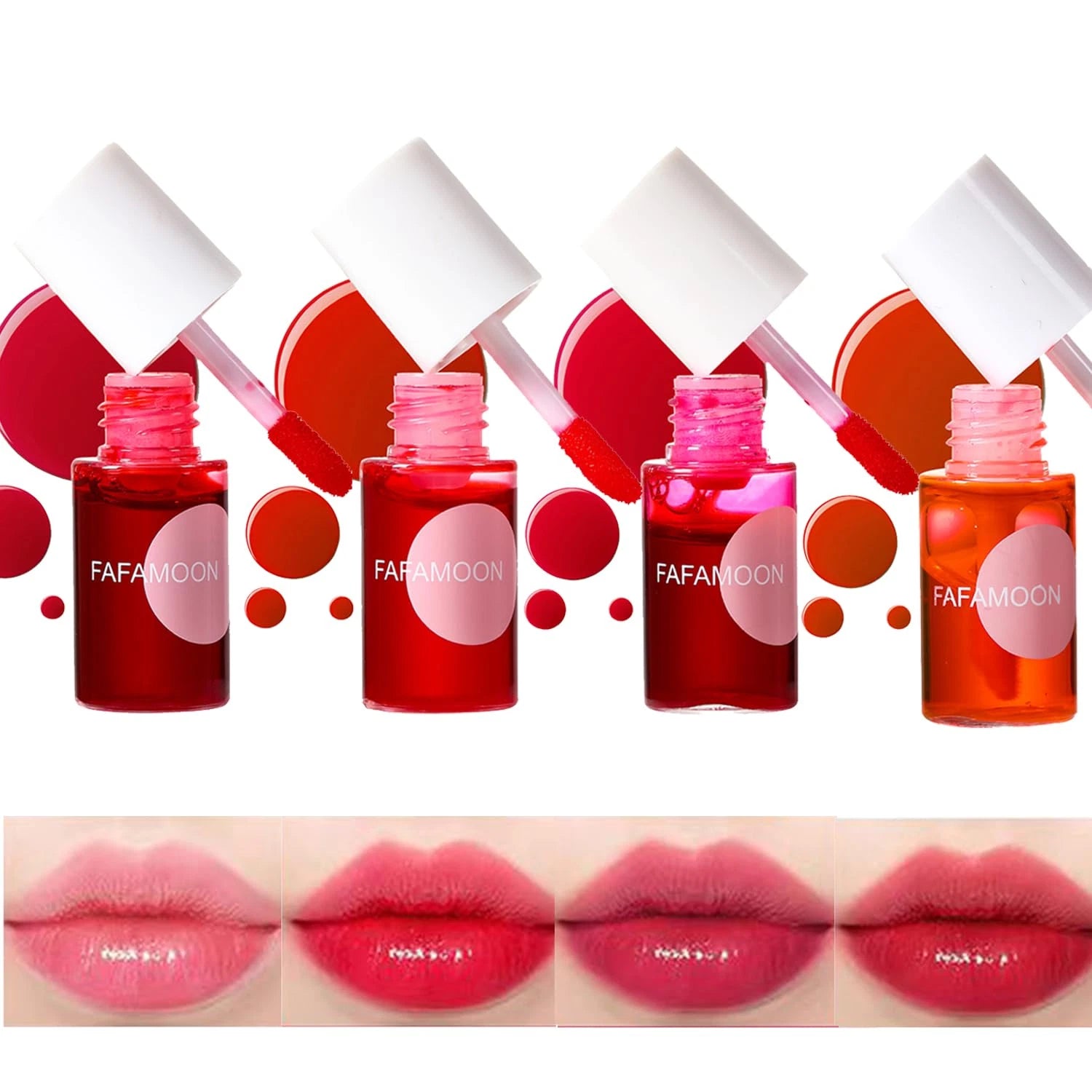 FAFAMOON Long Lasting Water Lip & Cheek 4pcs