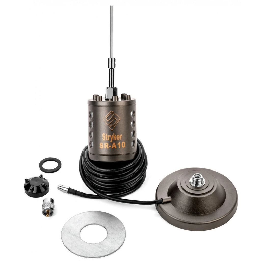 Stryker SR-A10MM Magnetic Mount CB & 10-Meter Radio Antenna (Stainless Whip Sold Separately)