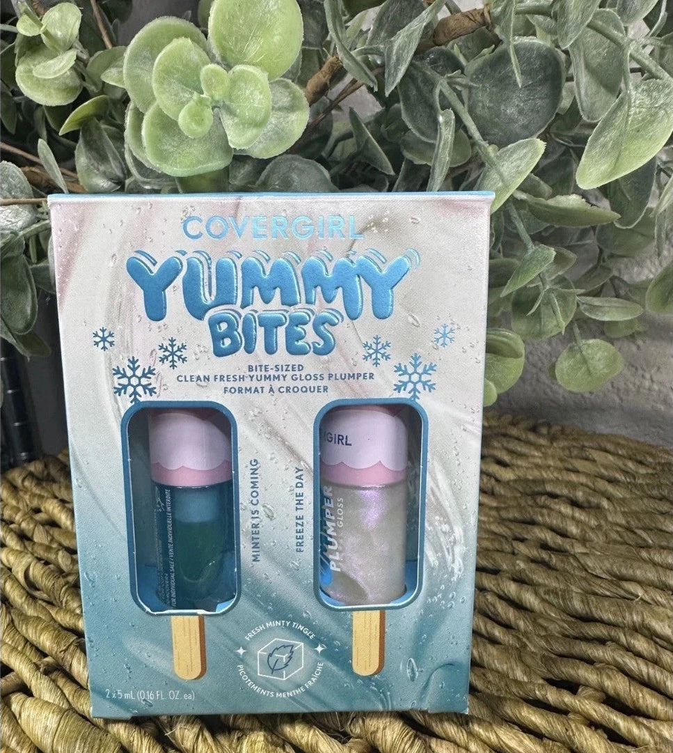 COVERGIRL Yummy Bites Gloss Plumper in Minter is Coming and Freeze the Day