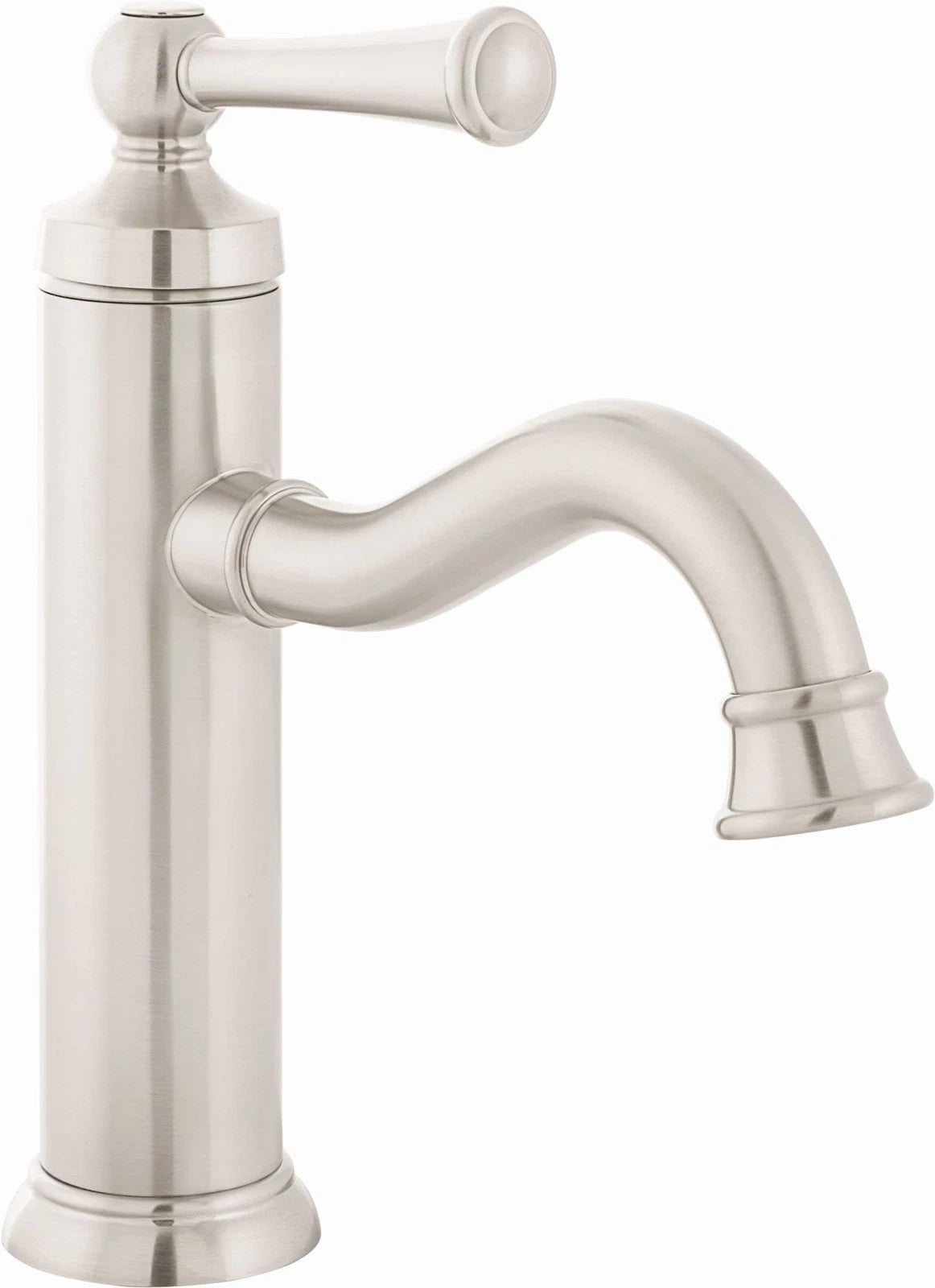 Bartlett Single Handle Monoblock Bathroom Sink Faucet with Drain Assembly in Brushed Nickel