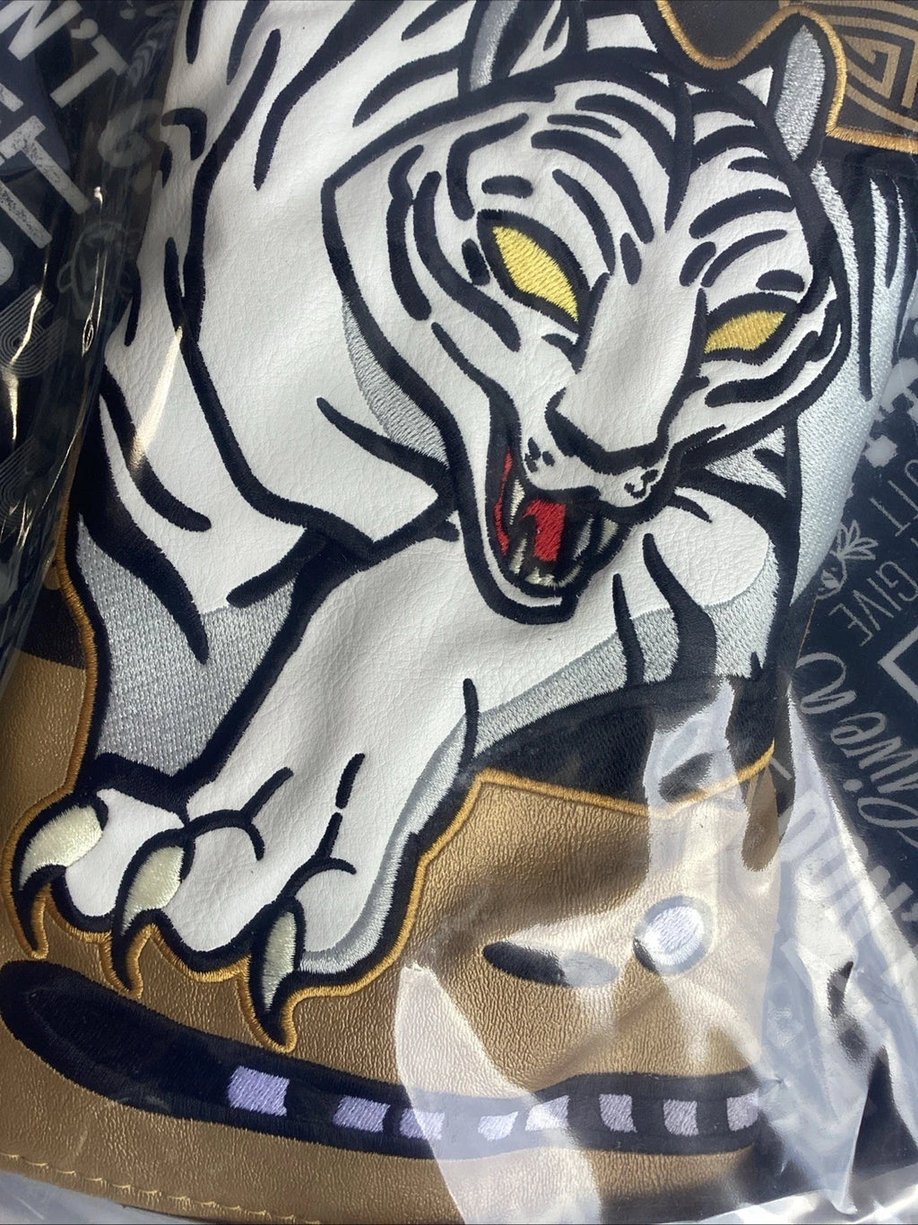 Swag Golf Don’t Give A Putt White Tiger 4 Aces Driver Headcover Limited Edition