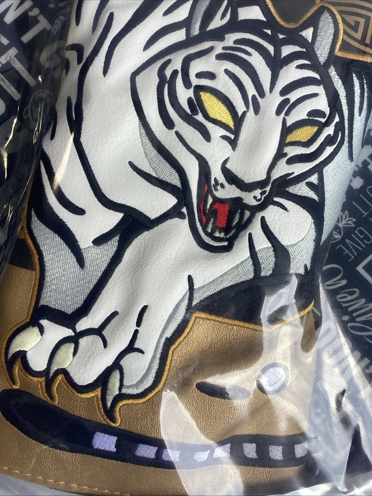 Swag Golf Don’t Give A Putt White Tiger 4 Aces Driver Headcover Limited Edition