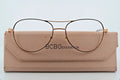 BCBGeneration Spicy Black Eyeglasses Frames Full Rim Metal Aviator 54-17-135