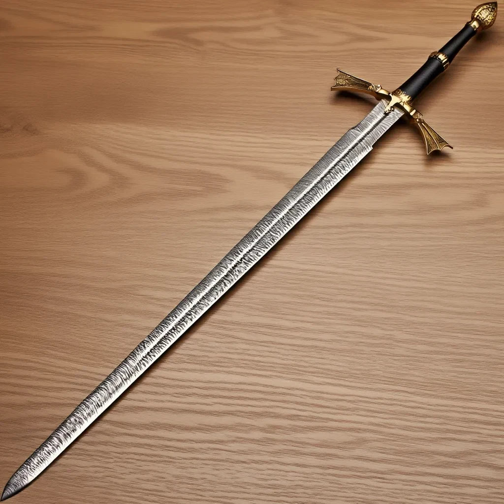 Game of Thrones Handmade Damascus Steel Dark Sister - Replica Sword , With Plaque | 39" ( 1 Pcs.)