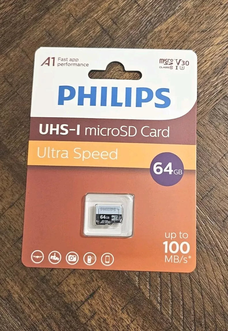 PHILIPS UHS-I MicroSD Card Ultra Speed 64GB FM32TF064B/93