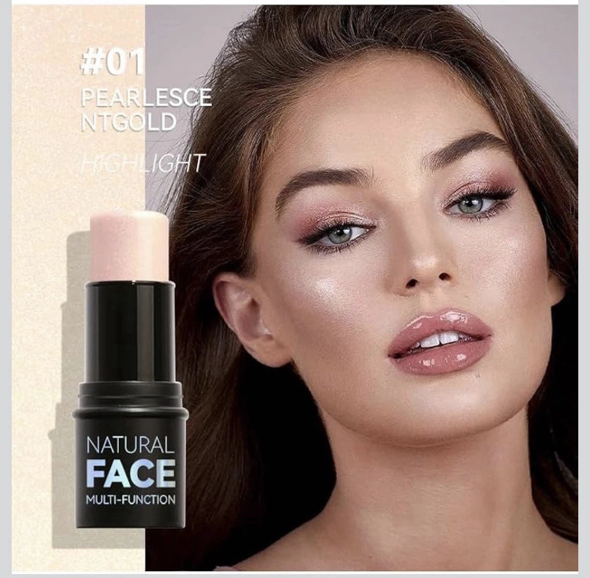 NATURAL FACE Multi-Function Beauty Stick | #01 Pearlescent Gold Highlight