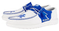HEYDUDE Men's Wally Tri Kentucky in White/Royal Blue - 12