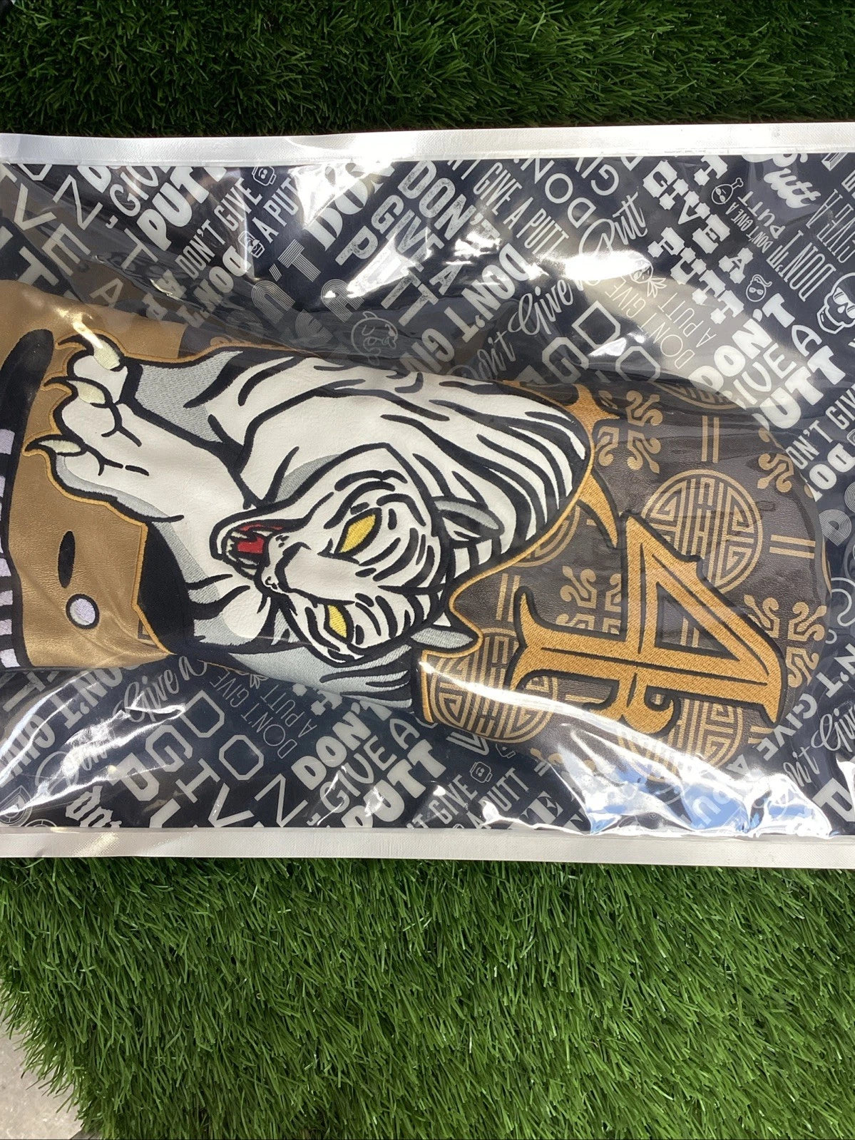 Swag Golf Don’t Give A Putt White Tiger 4 Aces Driver Headcover Limited Edition