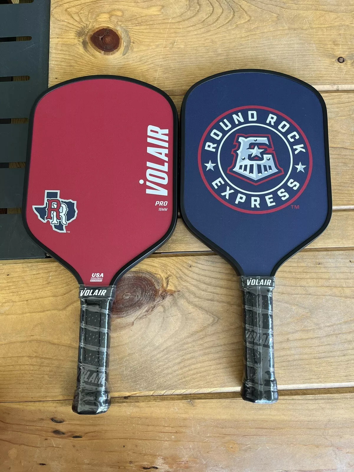 Volair Pro 16 mm Round Rock Express Pickleball Paddle