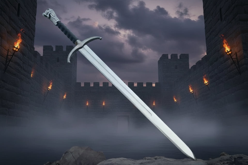 Jon Snow's Longclaw – Game of Thrones Replica Sword | Approx. 40" Display & Cosplay with Wall Plaque