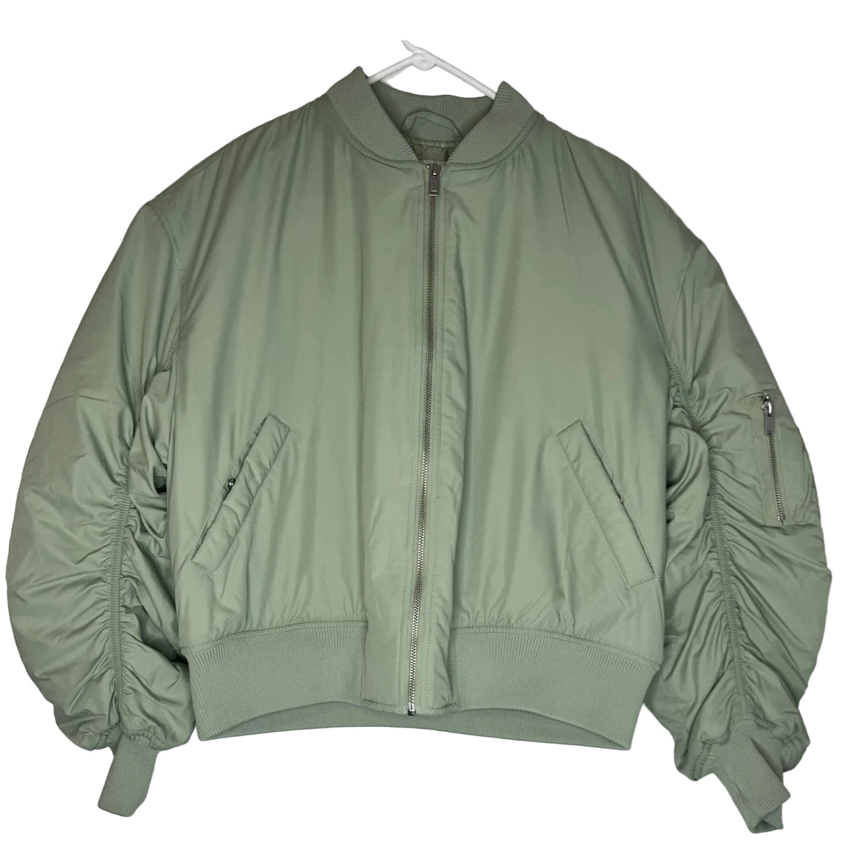 Urban Outfitters | Women's | BDG Charlie Bomber Jacket | Light Green | Medium