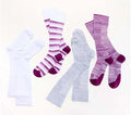 TOMMIE COPPER - Purple Stripe WOTC - Infrared & Ultraguard - 4 Pack Socks