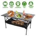 Folding  Aluminum Camping Table  Black