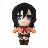 20cm Attack on Titan Mikasa Ackerman Plush Doll Anime