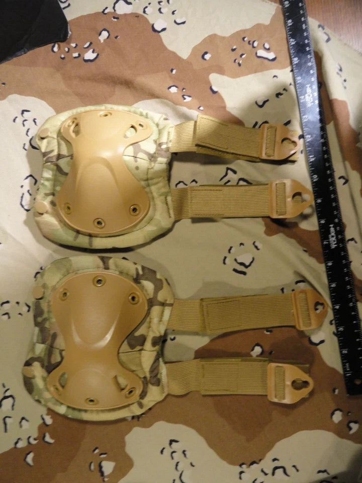 MULTICAM OCP SCORPION MILITARY AIRSOFT PAINTBALL KNEE PADS ONE SIZE FITS ALL