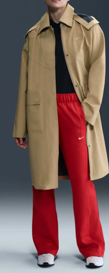 Nike Women's Windrunner StormFIT ADV Oversized Trench Coat, Beige - Large