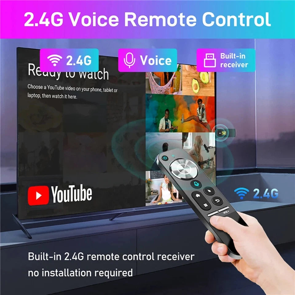 H96 Max M3 Android 13.0 TV Stick - Up to 4KUHD Streaming Device with Voice Remote