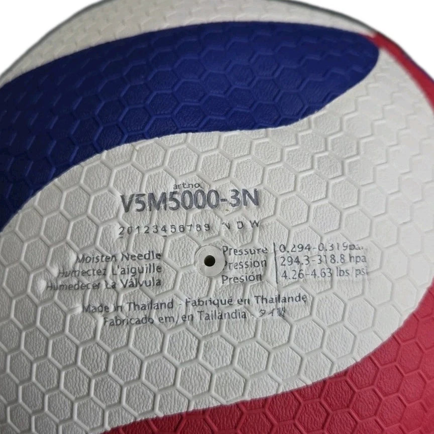 Molten V5M5000-3N Flistatec NCAA Volleyball - Red/White/Blue