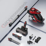 Curvymoontech Cordless Vacuum Cleaner For Home Stick Vacuum 45Kpa Smart Display
