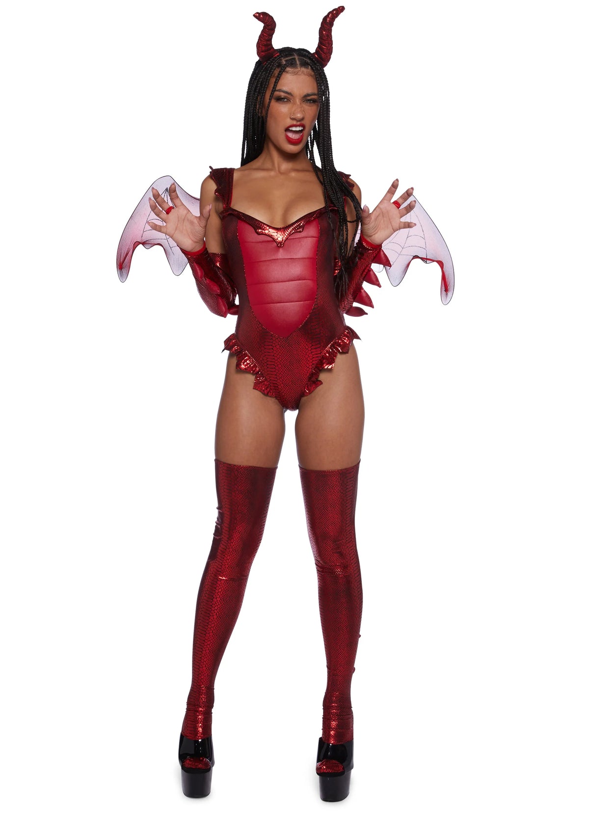 Trickz N' Treatz Fire Breathing Beauty Costume Size Large