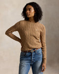 Polo Ralph Lauren Cable-Knit Cotton Crewneck Sweater Size XXL