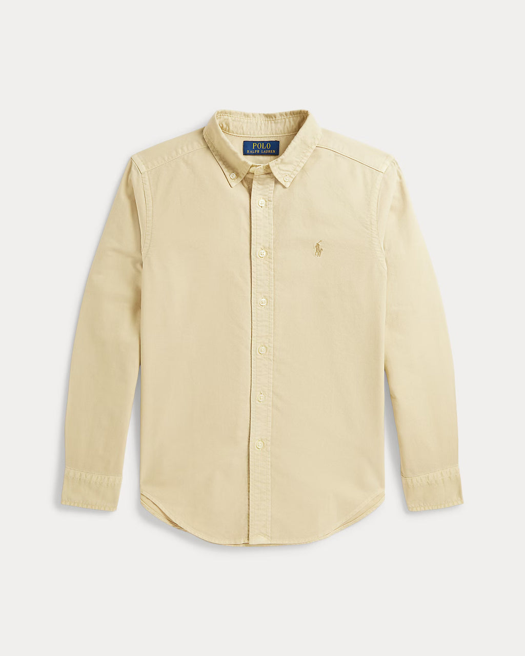 Garment-Dyed Cotton Oxford Shirt Boy Size L (14-16)