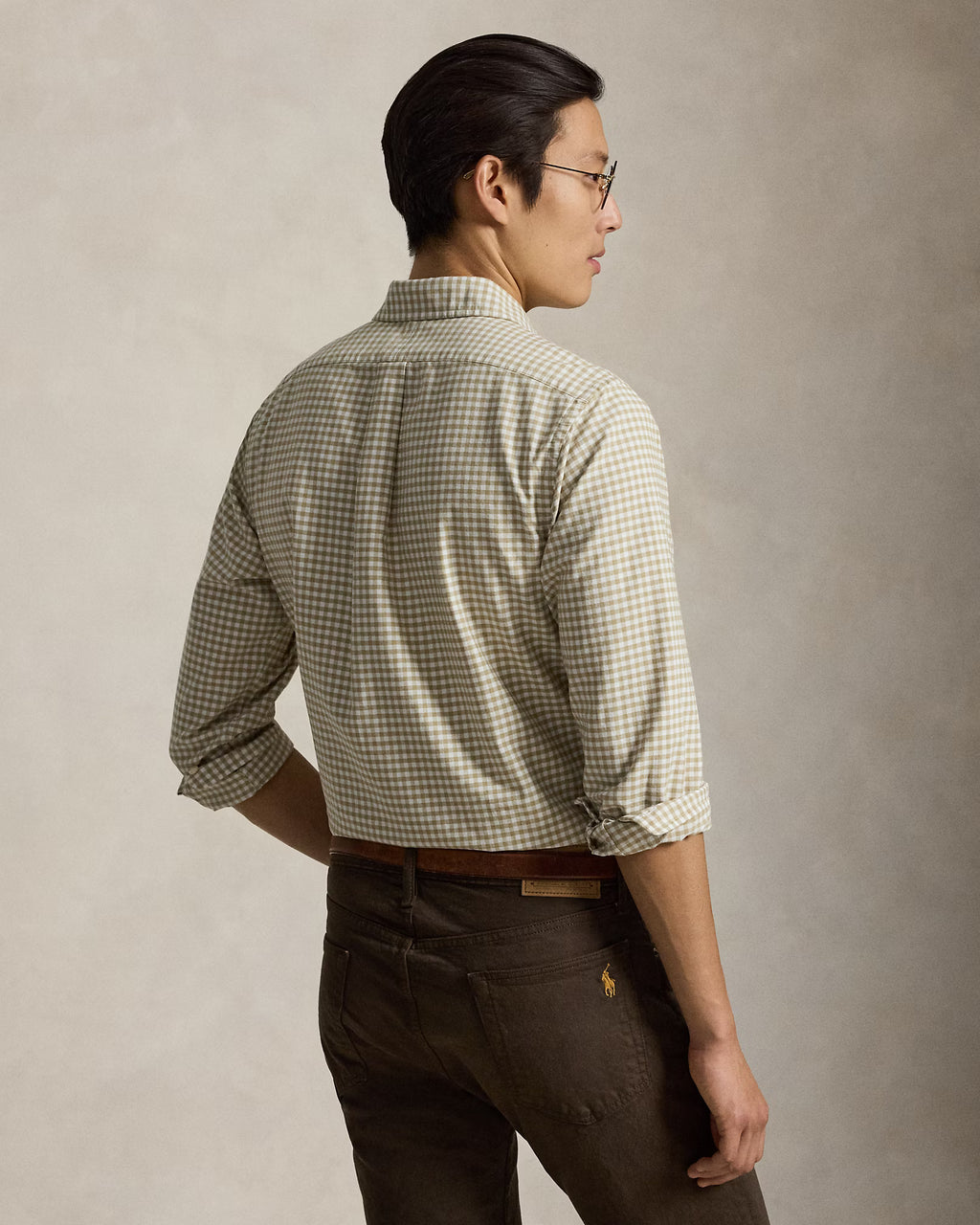 Polo Ralph Lauren Classic Fit Gingham Oxford Shirt -Med